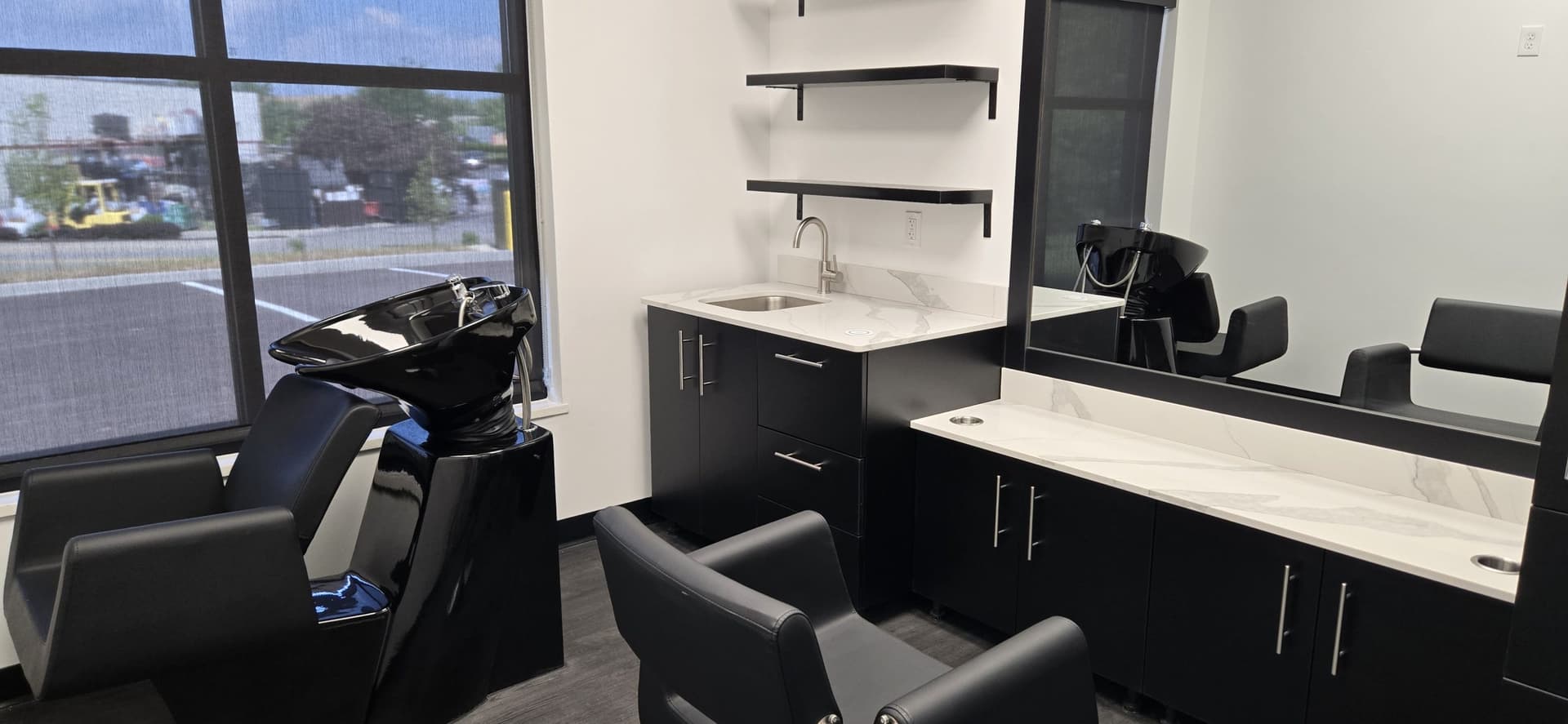 The Hive Salon Studios — premium salon suite interior